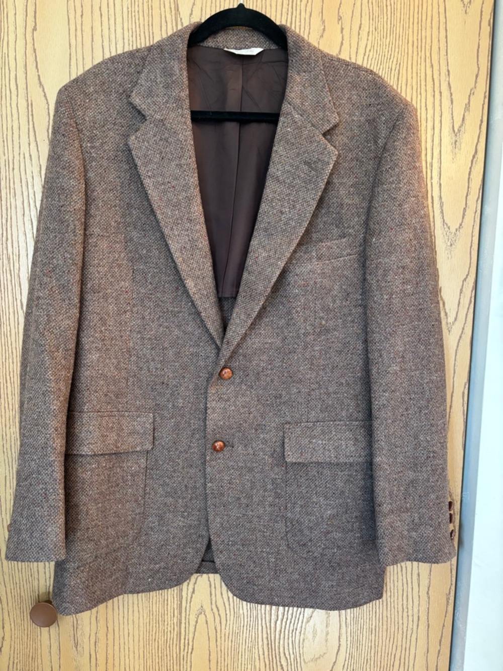 Kenneth Roberts Mens 💯 Wool Tweed Jacket vintage